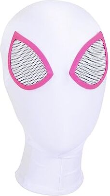 Amycute Maschera Supereroi per Bambino Adulto, Supereroi Maschera con Zip, Maschera In Lycra Elastica Ultra Supereroi Cosplay per Carnevale, Halloween