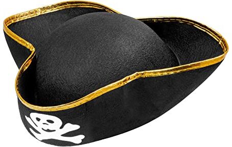 WIDMANN 3413P - Cappello da Pirata in Feltro, Taglia Unica, Bambino