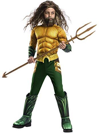 Rubie's Costume ufficiale DC Aquaman The Movie, per bambini, taglia piccola 3-4 anni, Giornata mondiale del libro