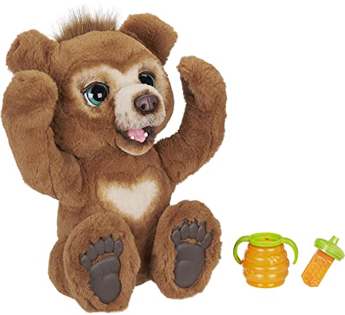 Hasbro FurReal  Friends Cubby The Curious Bear, Interactive Plush Toy, Multicolore, Dai 4 Anni In Su