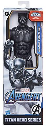 Hasbro - Avengers - Black Panther Figurina D'azione, 30 cm, Colore Multicolore, E7876ES0