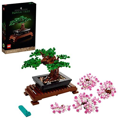 Lego Icons Albero Bonsai, Kit di Modellismo Piante Artificiali, Modellino da Costruire in Mattoncini, Decorazione per la Casa, Hobby Creativi per Adulti, Idee Regalo per Lei, Lui, Donna o Uomo 10281