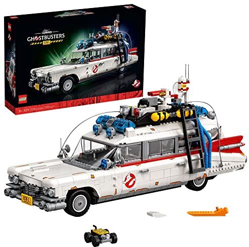 Lego Icone Ghostbusters ECTO-1 10274 Kit Auto Grande Set Adulti Idea Regalo Uomo Donna Lei Lui Modello da Collezione per Espositore Decorazione Casa Nostalgico