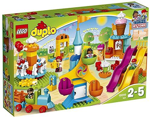 Lego Duplo Town Il Grande Luna Park, Giocattolo con Treno e Scivoli, 10840, Esclusivo Amazon