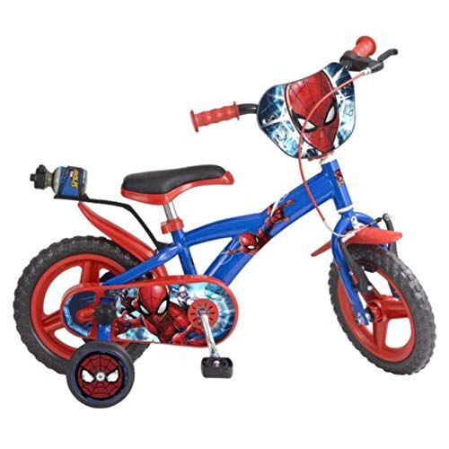 Toimsa Bicicletta Spiderman Marvel Uomo Ragno 12" et 3/5 Anni con ROTELLE - 870