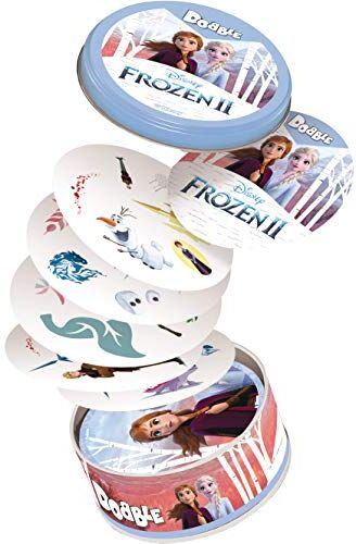 Asmodee , Dobble Frozen 2 , Card Game , Ages 6+ , 2-8 Players , 15 Minutes Playing Time