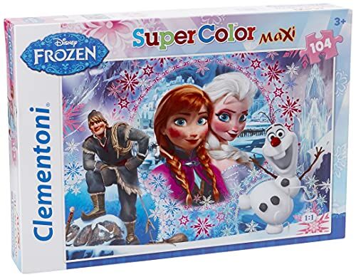 Clementoni Disney Frozen Modello 23662 Supercolor Puzzle, Multicolore, 104 Pezzi