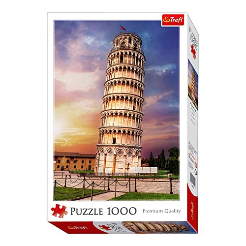 Trefl 916 10441 Turm von EA 1000 Teile, Premium Quality, für Erwachsene und Kinder ab 12 Jahren 1000pcs Pisa Tower, Coloured