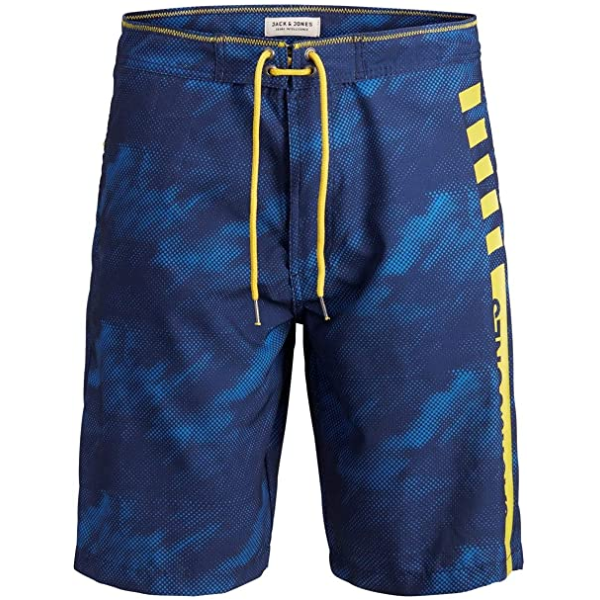 jack & jones costume da bagno lungo jjisurfer - colore: blu, dimensione: l