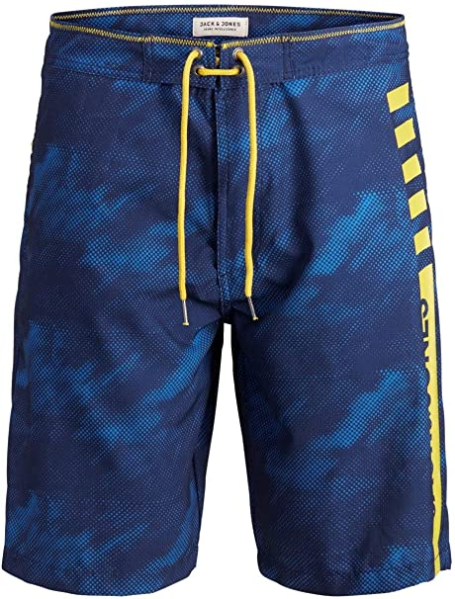 jack & jones costume da bagno lungo jjisurfer - colore: blu, dimensione: l