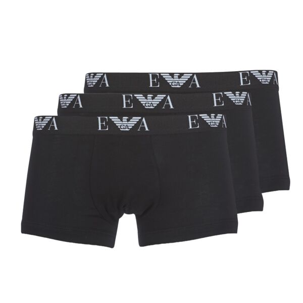 emporio armani tri pack boxer aderenti - colore: nero, taglia: l