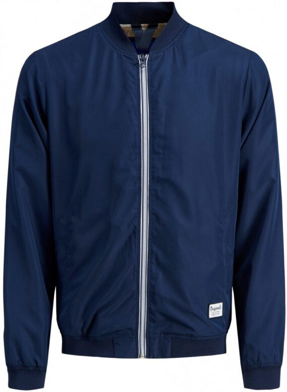 jack & jones jacj&jones bomber leggero blu - dimensione: l