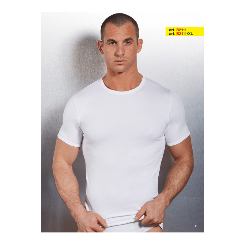 Navigare T-Shirt Caldo Cotone Uomo Girocollo - Colore: BIANCO, TAGLIA2: 4