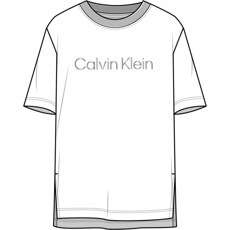 Calvin Klein T-Shirt Boyfriend, Woman - Colore: BIANCO, TAGLIA: XS