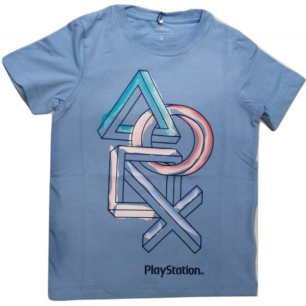 name it t-shirt bambino nkmplaystation - colore: azzurro, name it: 9/10 anni