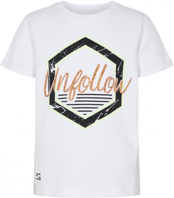 name it nkmlallan t-shirt bambino girocollo - colore: bianco, dimensione: 6 anni