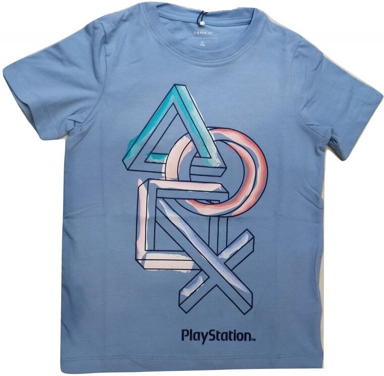 name it t-shirt bambino nkmplaystation - colore: azzurro, name it: 9/10 anni