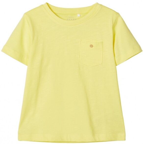 Name It NMMVEBBE SS TOP T-Shirt Bambino Taschino - Dimensione: 2-3 ANNI, Colore: LIME