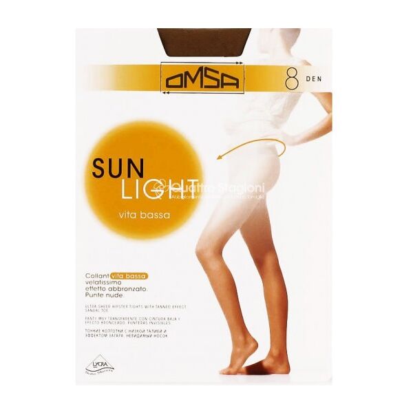 omsa sunlight collant vita bassa - colore: nero, dimensione: 4