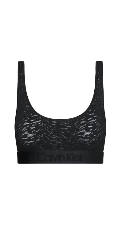 calvin klein bralette pizzo sfoderata - taglia: s