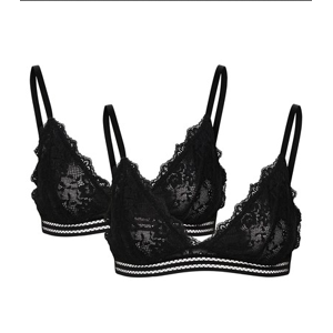 Vero Moda Bi-pack Bralette Pizzo - Taglia: Xs