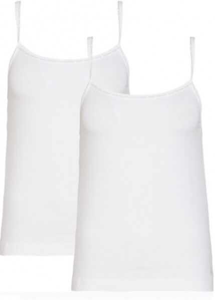 Calvin Klein CAMISOLE 2PK Donna Spalla Stretta - Colore: BIANCO, TAGLIA2: L