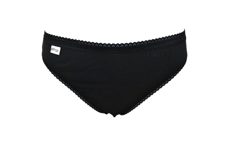 Playtex Cherish Pacco da 3 Slip Sgambati Cotone - Colore: NERO, Dimensione: 2