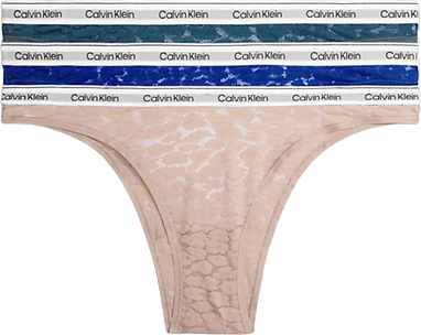 Calvin Klein 3 Pack Brasiliano Pizzo - TAGLIA: S