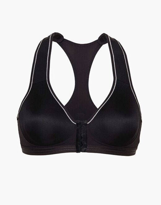 Lovable Sport Reggiseno apertura frontale - Colore: NERO, Dimensione: 32C (2C)