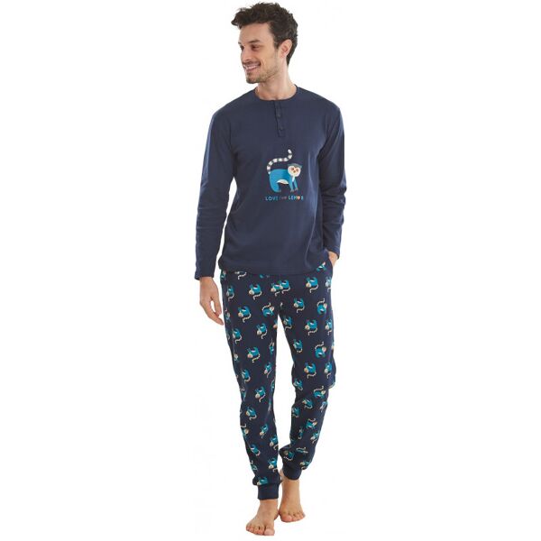 love by happy people pigiama uomo blu - dimensione: xl