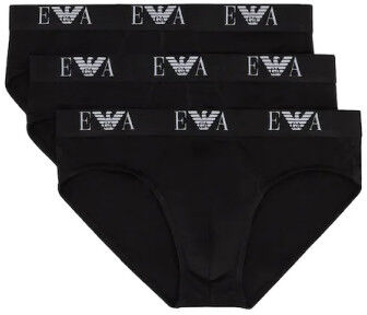 Emporio Armani Tri-Pack Slip - Colore: NERO, TAGLIA: L