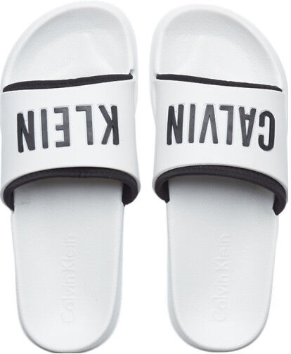 Calvin Klein Ciabatte Slide Unisex - Colore: BIANCO, NUMERI: 39/40