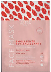 astra face mask maschera viso in tessuto - colore: rosso