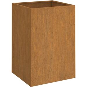 vidaXL Fioriera 42x38x75 cm Acciaio Corten