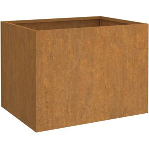 vidaXL Fioriera 62x47x46 cm Acciaio Corten