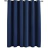 vidaXL Tenda Oscurante con Anelli in Metallo Blu 290x245 cm