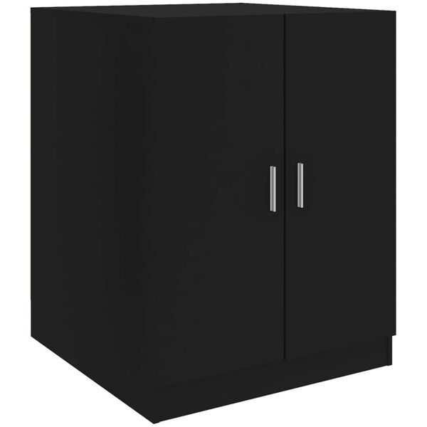 vidaxl mobile per lavatrice nero 71x71,5x91,5 cm