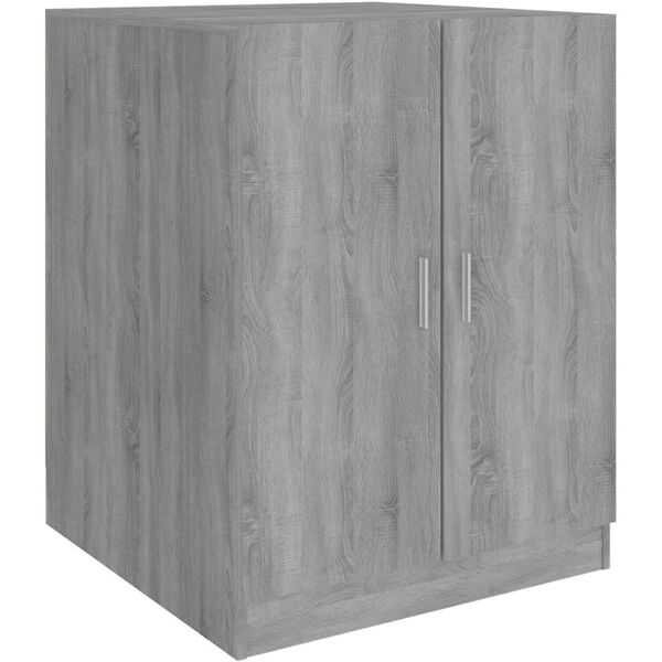 vidaxl mobile per lavatrice grigio sonoma 71x71,5x91,5 cm