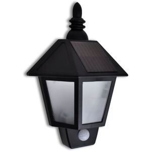 vidaXL Lampada a parete da giardino solare con sensore di movimento