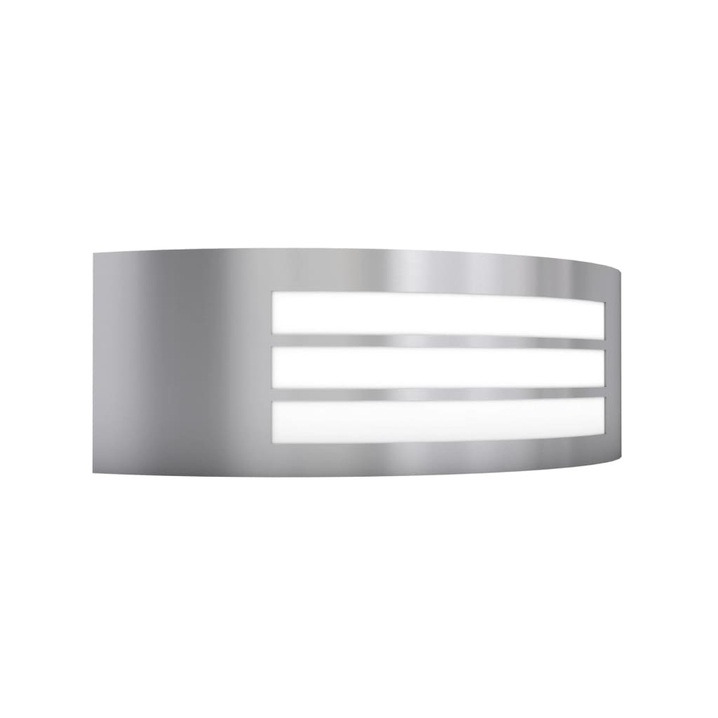 vidaxl luce da parete per esterno in acciaio inox