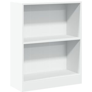 vidaXL Libreria Bianca 60x24x76 cm in Legno Multistrato