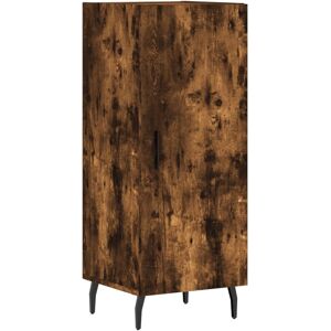 vidaXL Credenza Rovere Fumo 34,5x34x90 cm in Legno Multistrato