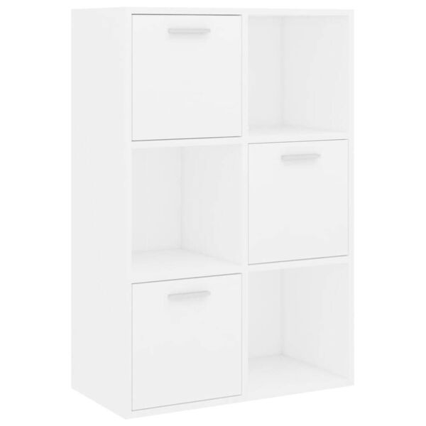 vidaxl armadietto bianco 60x29,5x90 cm in legno ingegnerizzato