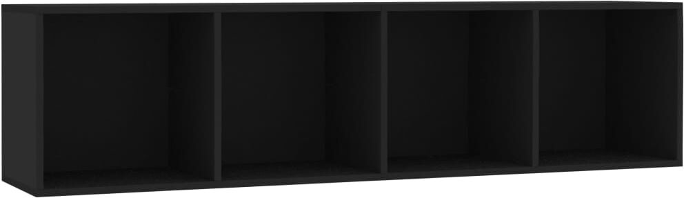 vidaxl libreria/mobile tv nero 143x30x36 cm