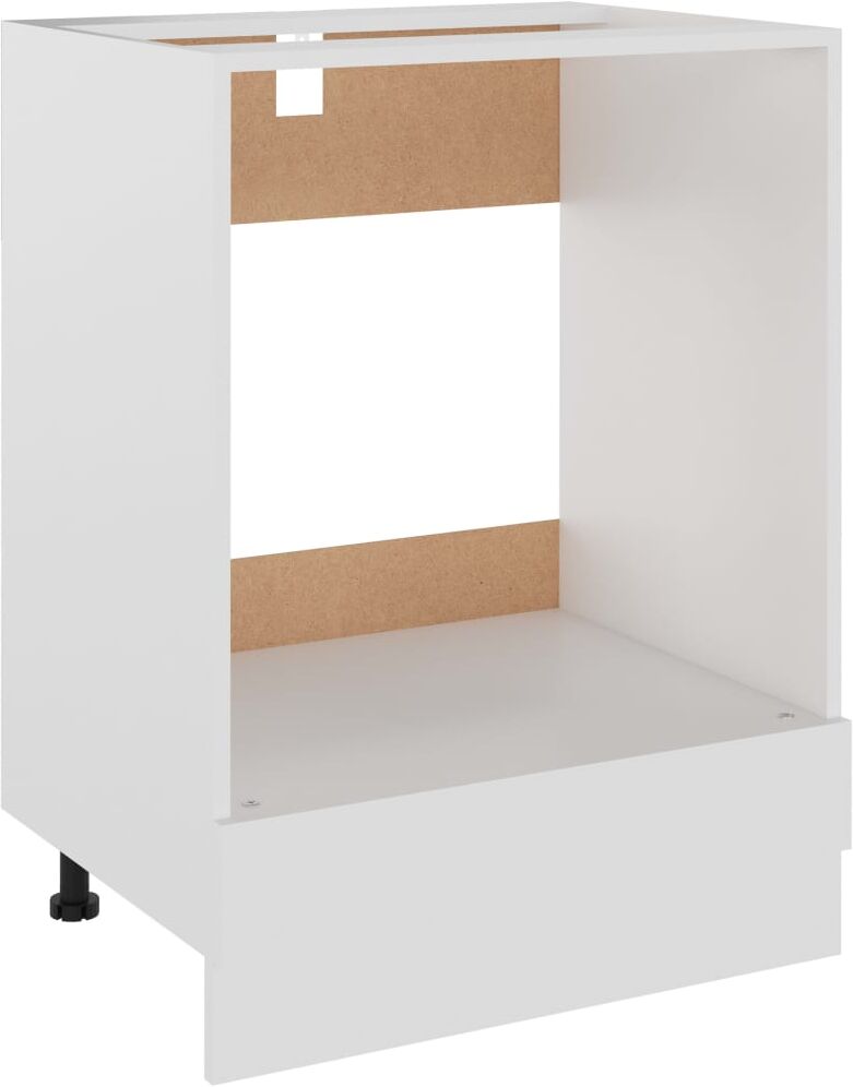 vidaxl armadio per forno bianco 60x46x81,5 cm in legno multistrato