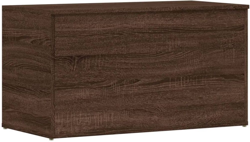 vidaxl cassapanca rovere marrone 84x42x46 cm in legno ingegnerizzato