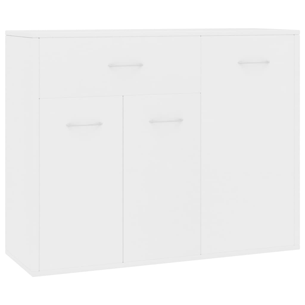 vidaXL Credenza Bianca 88x30x70 cm in Legno Multistrato