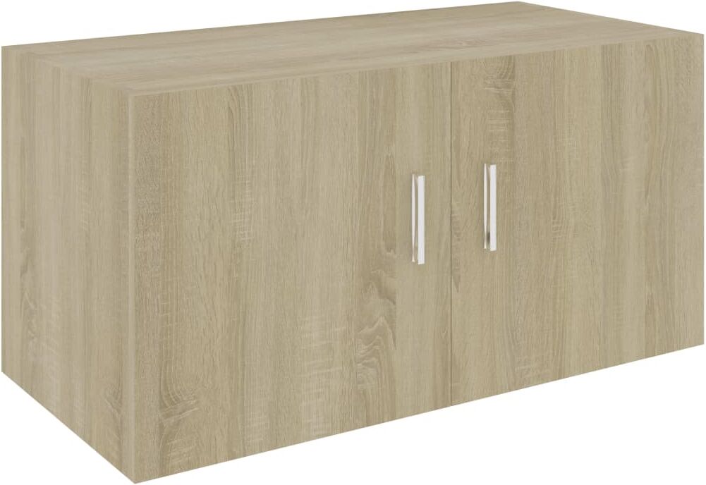 vidaXL Armadietto da Parete Rovere Sonoma 80x39x40cm Legno Multistrato