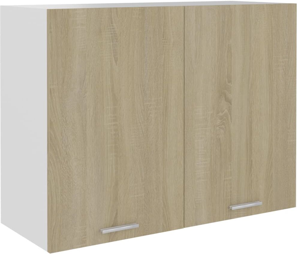 vidaXL Mobile Pensile Rovere Sonoma 80x31x60 cm in Legno Multistrato