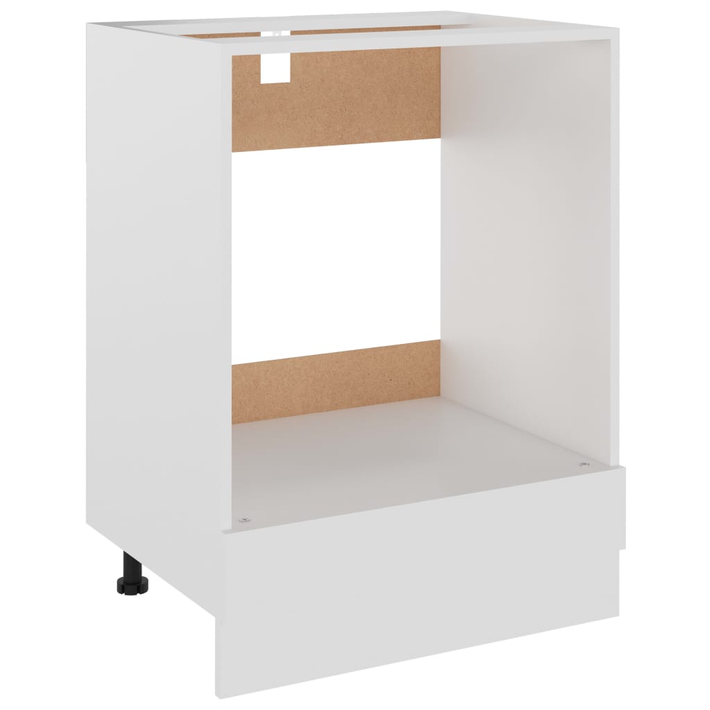 vidaXL Armadio per Forno Bianco 60x46x81,5 cm in Legno Multistrato